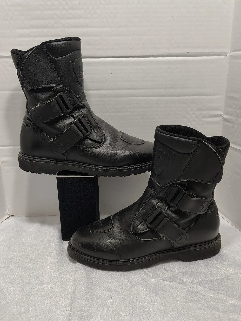 Sidi Scramble Motorcycle Riding Boots X Men's # 9.5 US Leather Made